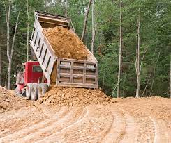 atlanta gravel delivering a truckload