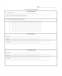Sample Scientific Method Worksheet 8 Free Documents