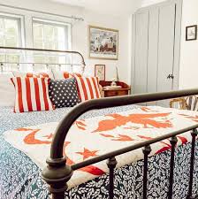 Red White And Blue In The Guest Bedroom