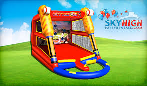 Let our interactive games be the center of your next party. Houston Baseball Batter Up Inflatable Games Skyhighpartyrentals