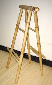 2 sided bamboo sign stand