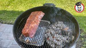 weber kettle ribs dad got this
