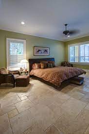 75 traditional travertine floor bedroom