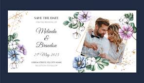 wedding invitation banner design