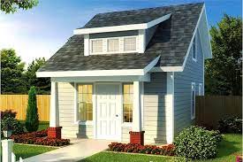 Tiny Cottage House Plan 1 Bedrm 1