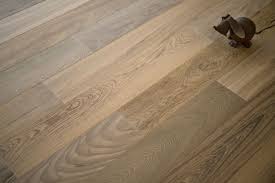 bleached burmese teak wood floor