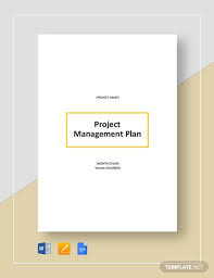Project Plan Template 17 Free Word Pdf Document