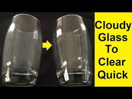 Quickly Clean Cloudy Drinking Glasses