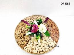 iron designer dry fruit thali at best