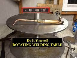 diy rotating welding table positioner