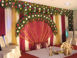 kerala wedding stage decoration