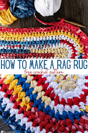 how to crochet a rag rug heart hook home