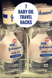 7 baby oil travel hacks