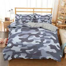 Camouflage 3d Duvet Cover 2 3pc Bedding