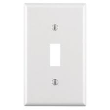 Leviton 15 Amp Single Pole Toggle Light Switch White R52 01451 02w The Home Depot