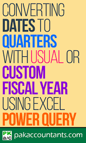 Converting Dates To Quarters For Usual Or Custom Fiscal Year