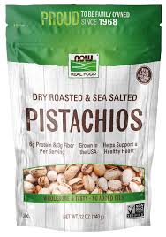 roasted pistachios with sea salt now
