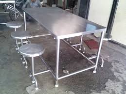 square stainless steel furniture size
