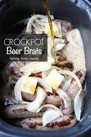 the best crockpot beer brats family