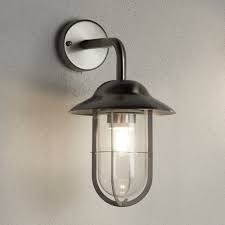 stainless steel outdoor wall lantern