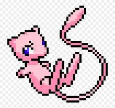3 i think it turned out alright! Pixel Pokemon Sprites By Clipart Pixel Art Pokemon Mew Free Transparent Png Clipart Images Download