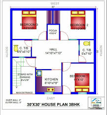 30x30 East Facing House Plans 30x30