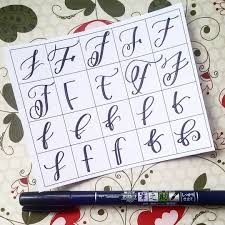 20 Ways To Write The Letter F By Letteritwrite See Also