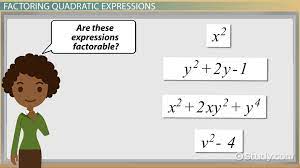 Factoring Quadratic Expressions