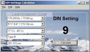 61 Exhaustive Din Setting Calculator