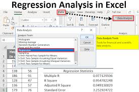 How To Use Regression Ysis In Excel