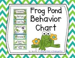 Frog Pond Themed Behavior Clip Chart Frog Theme Classroom