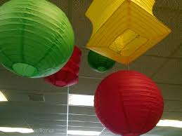 Hanging Lanterns In The Classroom