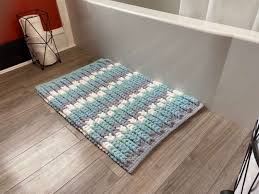 crochet braided bath mat ace of makes