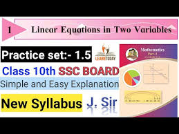 Class10 Ssc Algebra Linear Equations