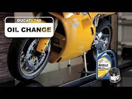 ducati oil change how to for 748