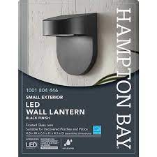 Black Outdoor Led Wall Lantern Sconce