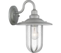 Light Galvanized Outdoor Wall Sconce