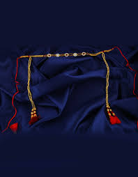 Red Colour Gold Finish Stunning Mundavalya Jewellery