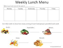 Lunch Menu Template Printable Lunch Menu Template Image Result For
