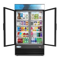 commercial upright display refrigerator