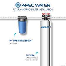 apec futura 15 premium 15 gpm whole house salt free water softener water conditioner