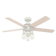 Ceiling fans comes in all shapes and sizes. Hunter 52 Hardwick Fresh White Ceiling Fan W Led Light Kit Remote 9705404 Hsn