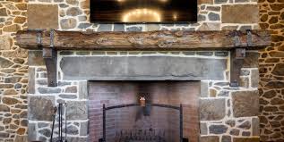 Wooden Fireplace Mantel