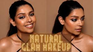 natural glam makeup brown indian skin