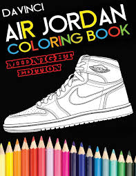 Featuring a build of suede and leather, black wraps the toe, tongue, laces, swoosh and li. Air Jordan Coloring Book Midnight Edition Davinci Coloring Book Collection Davinci 9780998683102 Amazon Com Books