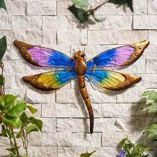 Creekwood Vibrant Large Dragonfly Metal