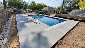 Stamped Concrete Pool Deck Concrete