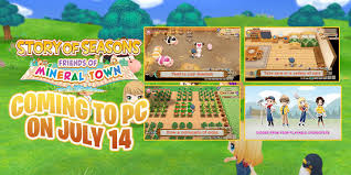 The main feature in story of seasons is growing crops. Story Of Seasons Friends Of Mineral Town Pc Version Coming