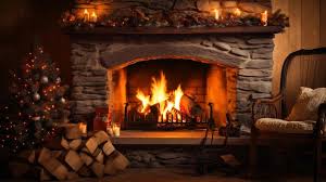 Time Cozy Fireplace Wood Logs