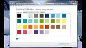 change the windows 7 desktop background